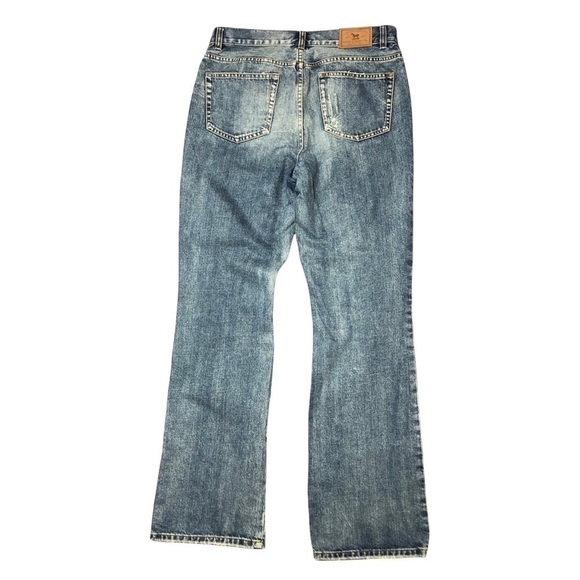 Lauren Ralph Lauren bootcut jeans patched embroidered embellished 10” rise 6 - Picture 2 of 9